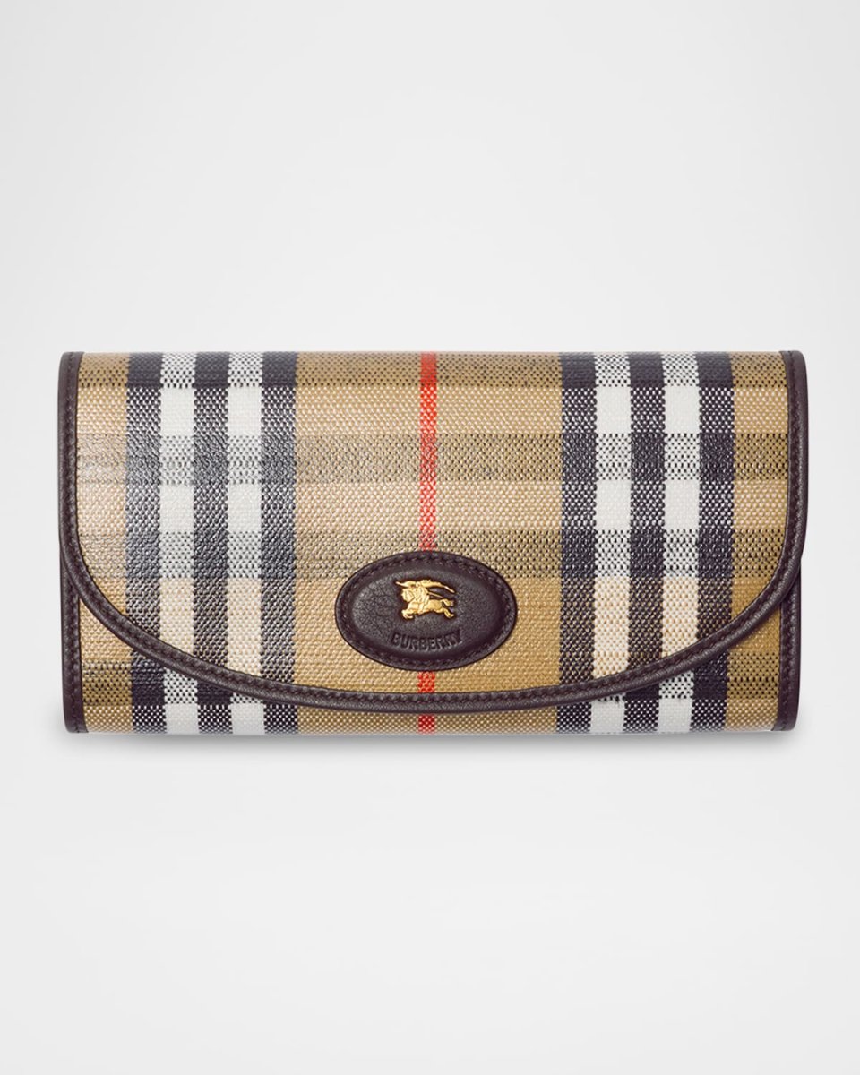 Highlands Check Flap Continental Wallet